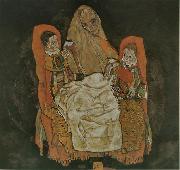 Mutter mit zwei Kindern Egon Schiele